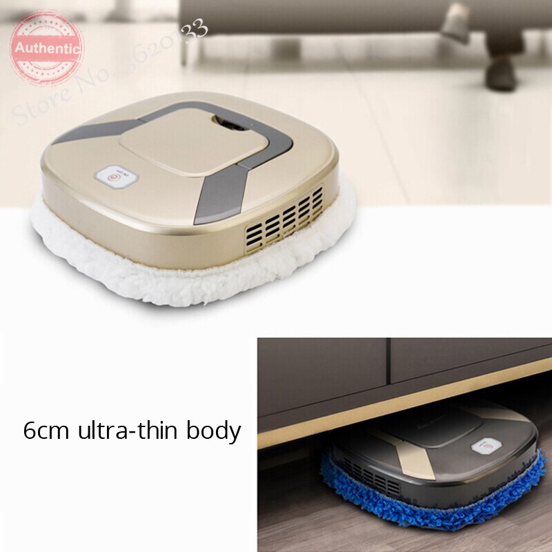 Floor Mopping Robot Intelligent Cleaning Robot Automatic Floor Mopping Machine Wet Dry Robot Mop 4000mAh USB Charging