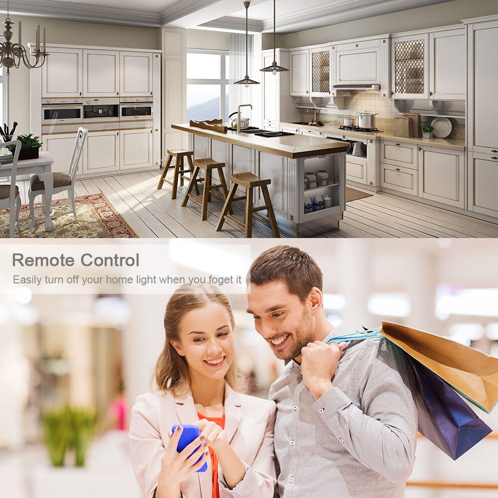 EU Plug Socket Outlet Timing ON/OFF Energy Monitoring APP Remote Control 16A Compatible with iOS Android System