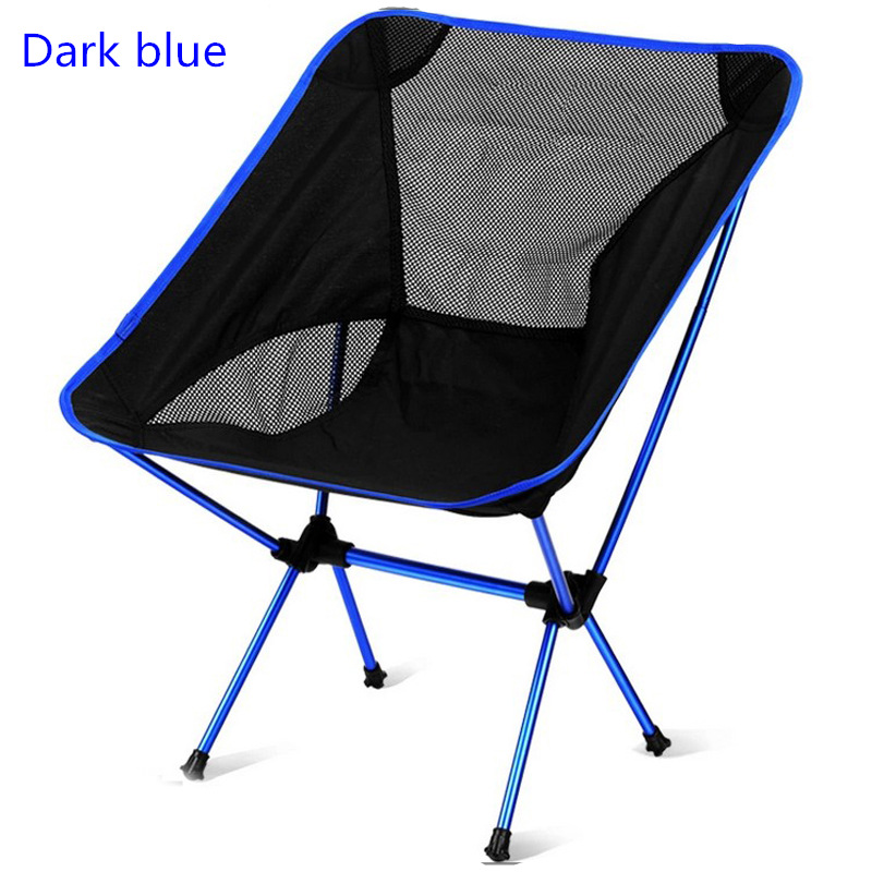 Sillas plegables ligeras y compactas para acampar, silla plegable portátil para exteriores, playa, pesca, senderismo, Picnic, Viajes: Rojo