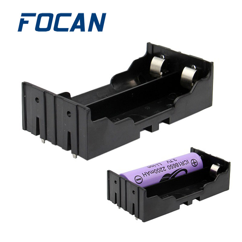 18650 Plastic Batterij Case Houder Opbergdoos 3.7 V: 2X18650