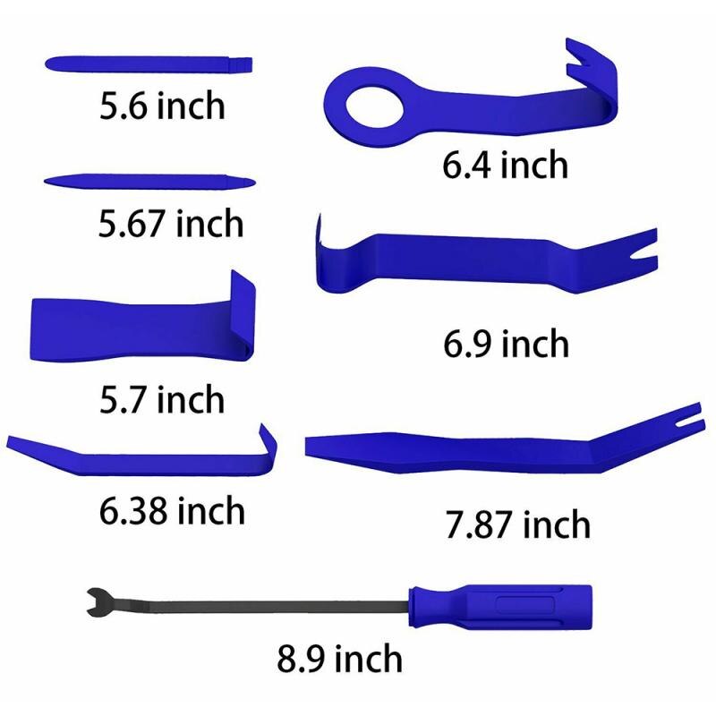 Pry Auto Demontage Tool Speciale Demontage Tool 8 Stuks Auto Trim Removal Tool Deur Plastic Panel Molding Kit Set Tangen gereedschap