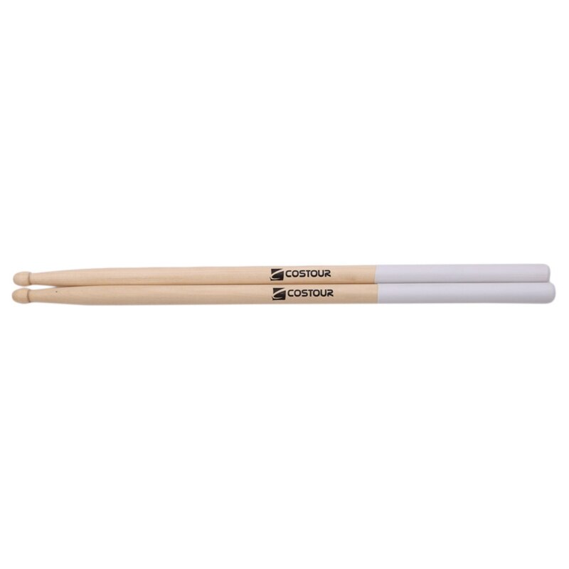 Drums Sticks Voor Kinderen Anti Slip Draagbare Drumsticks 7A Maple Hout Voor Elektronische Jazz Drum Kit Drummer Pro Unisex: white