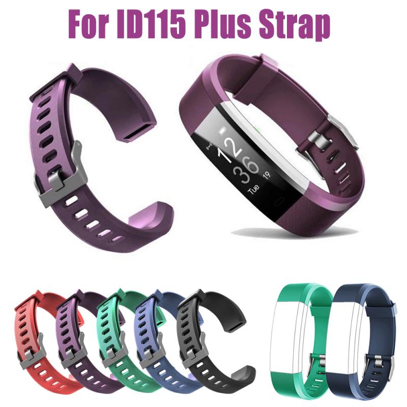 115 Plus Pedometer Wrist Band Strap Replacement Silicone Smart Watch Bracelet Watchband