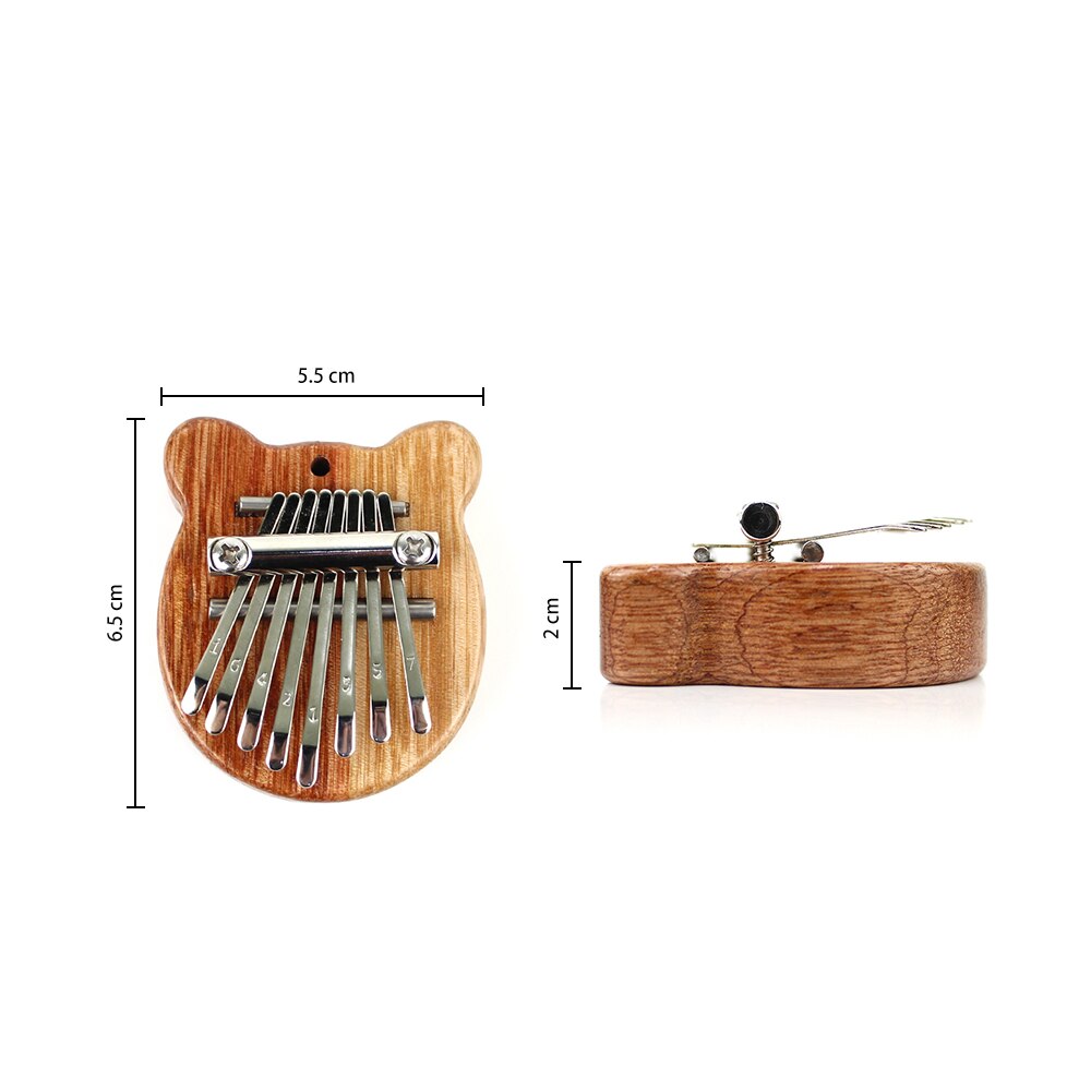 8 Toetsen Acryl Kalimba Duim Piano 'S Yla Exclusieve Crystal Climba Muziekinstrument Vinger Piano Teclado Machine