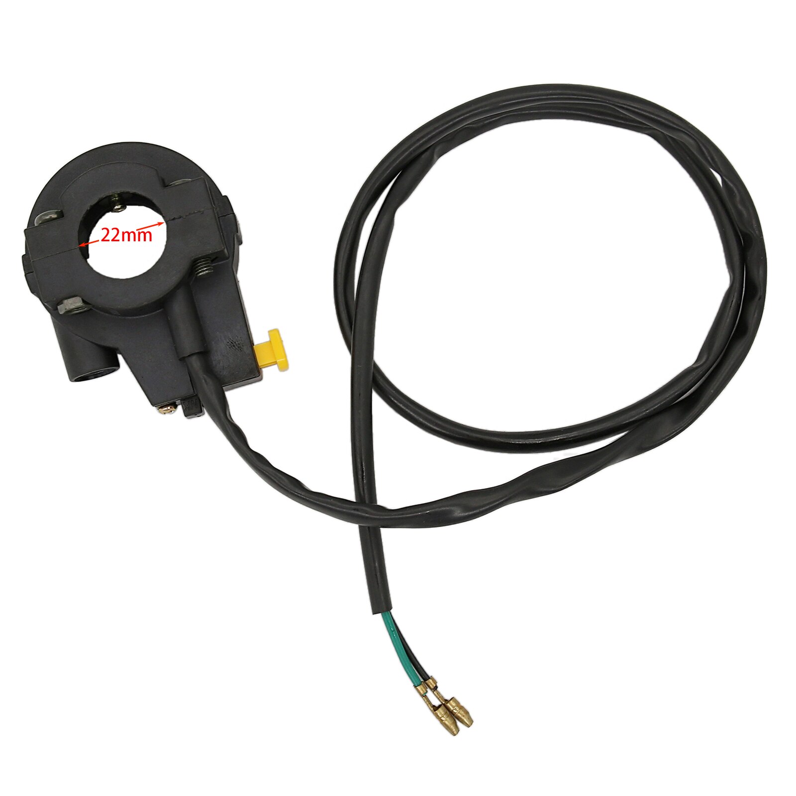 Empuñadura Universal para manillar de motocicleta, interruptor de botón para Motor de 49cc, 66cc y 80cc, 22mm