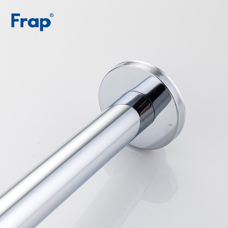Frap badeværelse væg loftmonteret bruser fast rør krom messing bruser arm brusehoved bruseholder badeværelse hardware  y81021