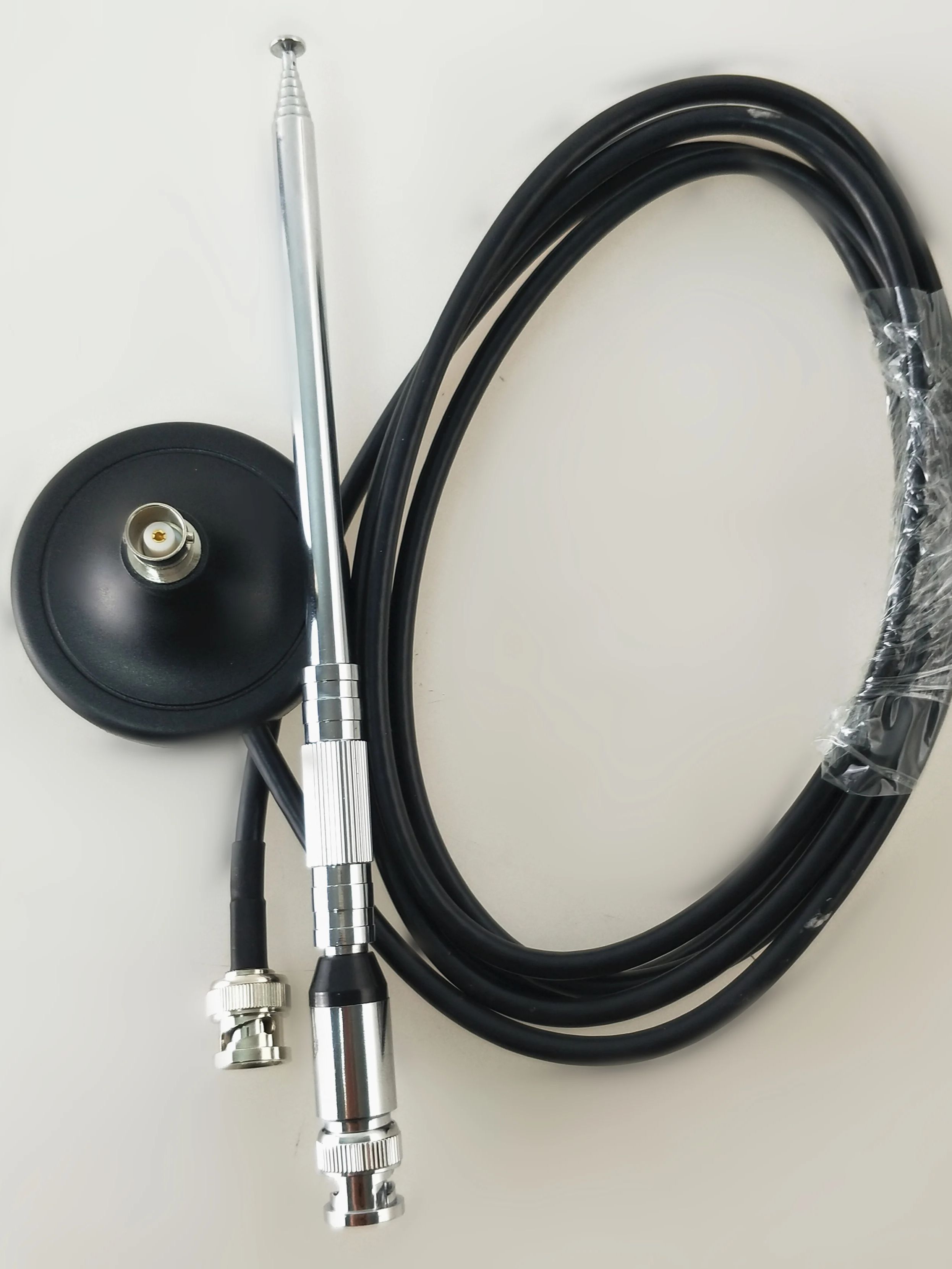 Antenna trasmettitore FM stena magnetica Antenna telescopica asta piccola MAX 20W: nero