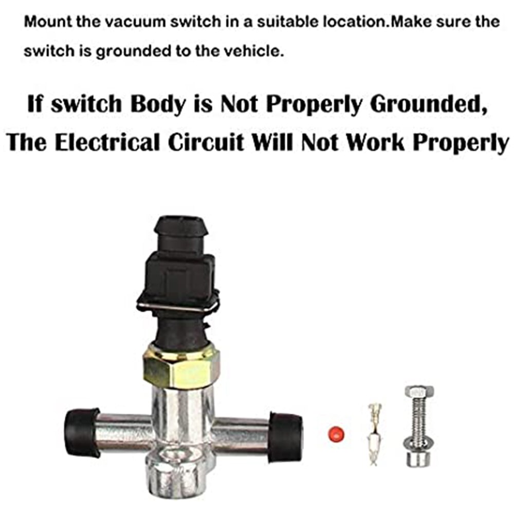 28146SW Brake Vacuum Switch Vacuum Pump Switch For 12V Electric Brake Booster Electric Vacuum Pump Kit