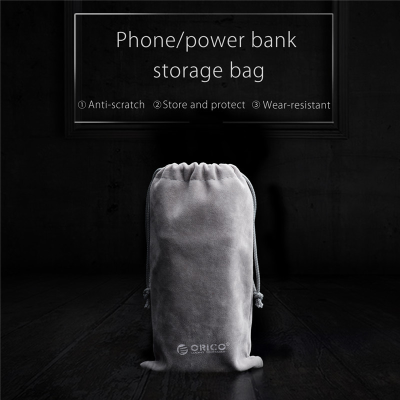 ORICO Weiche Lagerung Tasche Für Energie Bank USB Ladegerät Sanft Beutel Für Energie Externe Batterie Handy, Mobiltelefon