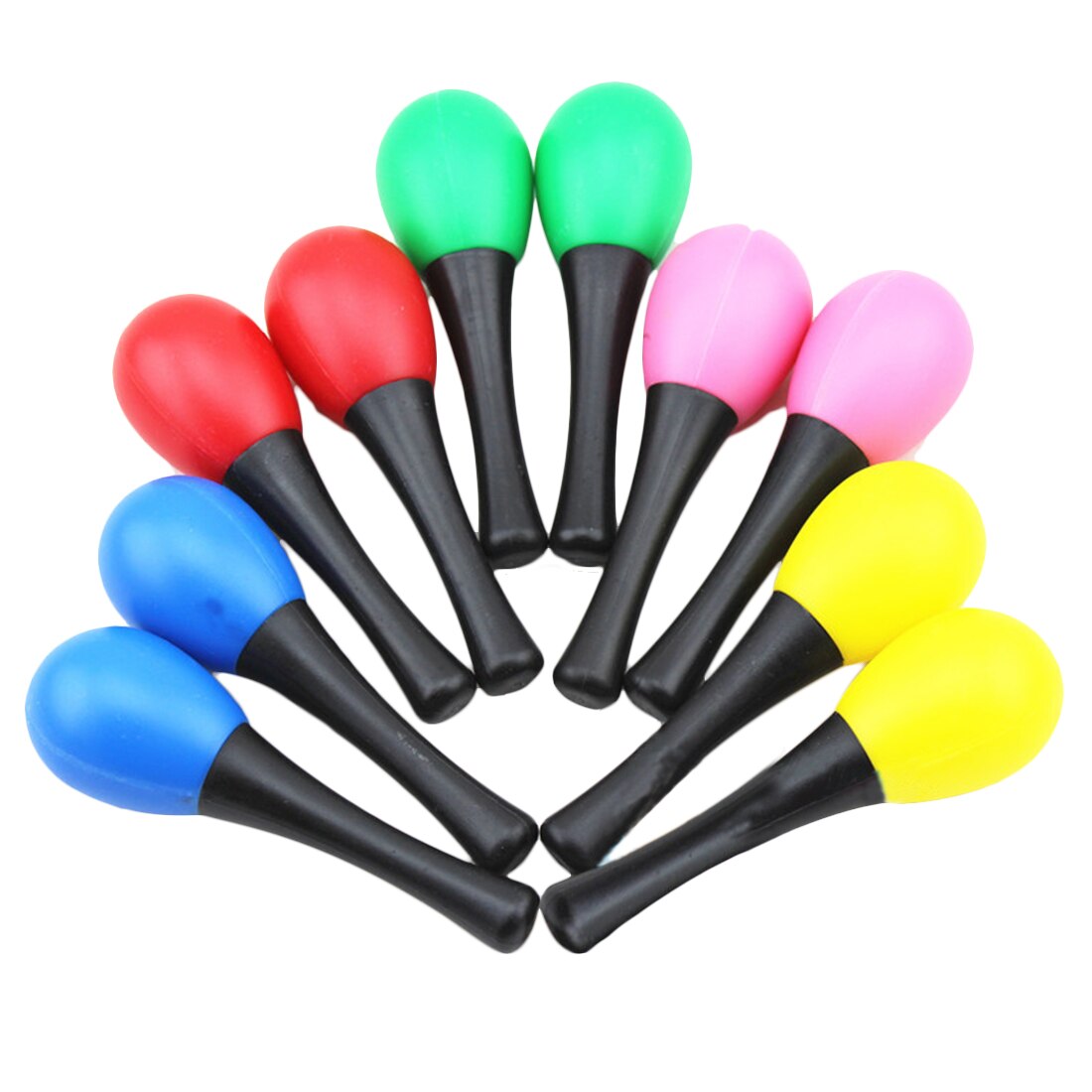 4 stk plast sand hammer maraca rangle shaker børn musikinstrumenter baby lyd musik læringslegetøj til børn