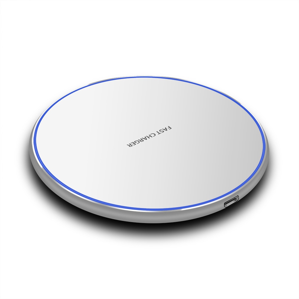 For Samsung A51 Qi Wireless Charger Mobile Phone Wireless Charging Pad For Samsung Galaxy A11 A21s A31 A41 A71 Phone Accessories: White
