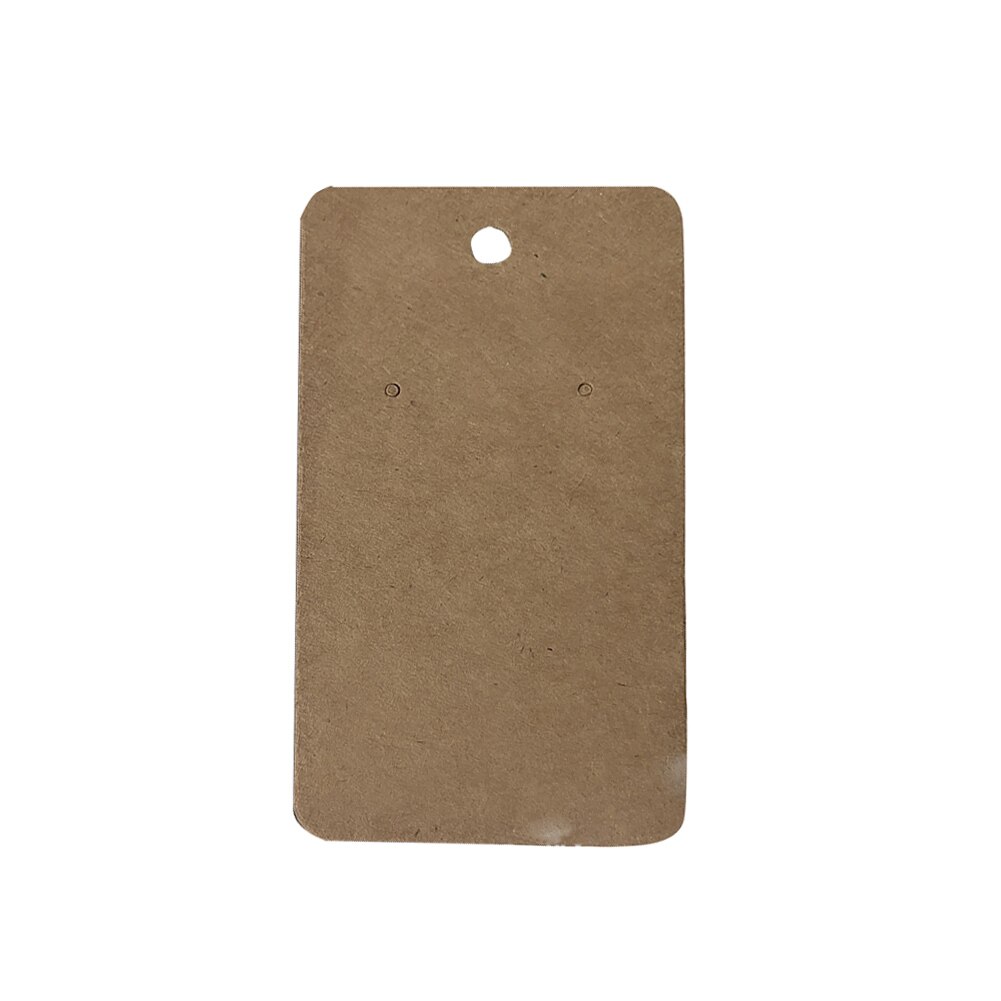 100 pièces carton papier paquet boucles d'oreilles cartes pour goujons rétro suspendus conseil plaine bijoux accessoires présentoir étiquette: Coffee