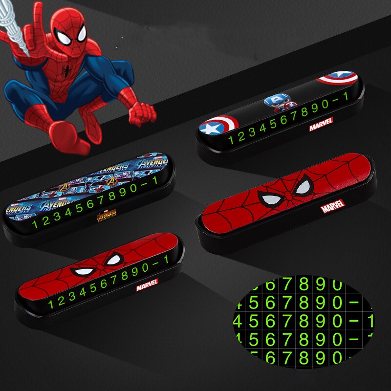 Auto Tijdelijke Parkeerkaart Auto Tijdelijke Parkeerkaart Houder Verborgen Auto Telefoonnummer Kaart Plaat Stickers Auto Accessoires