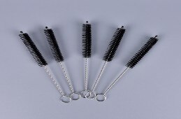 4/5Pcs/lot Multi-Functional Lab Chemistry Test Tube Bottle Cleaning Brushes Cleaner Laboratory Supplies: Black