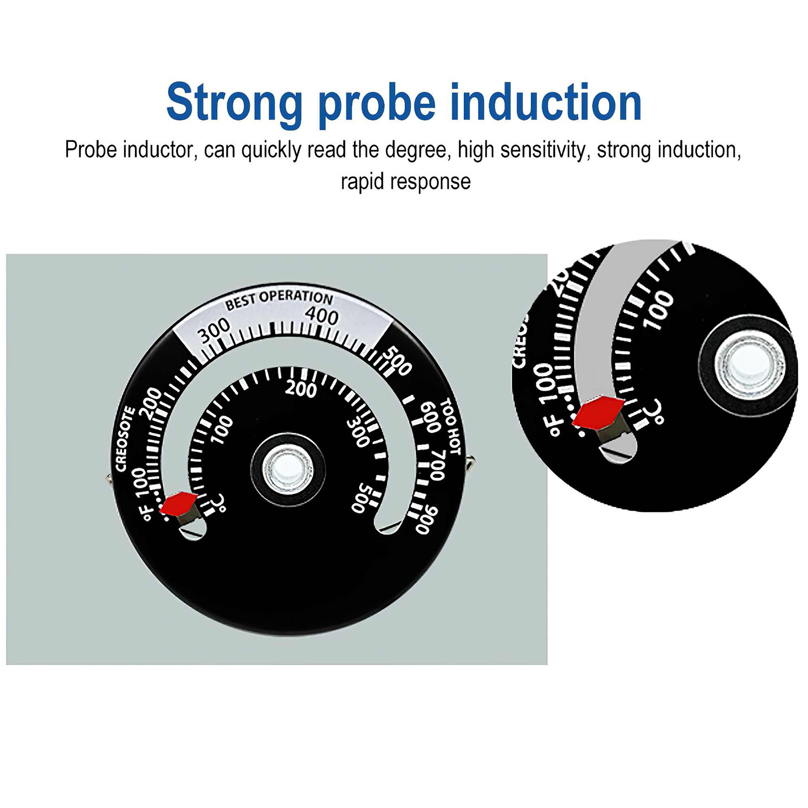 Mini Dial Thermometer Stainless Steel Temperature Gauge Oven Cooker Thermometer For Home Kitchen Food BBQ Thermometer