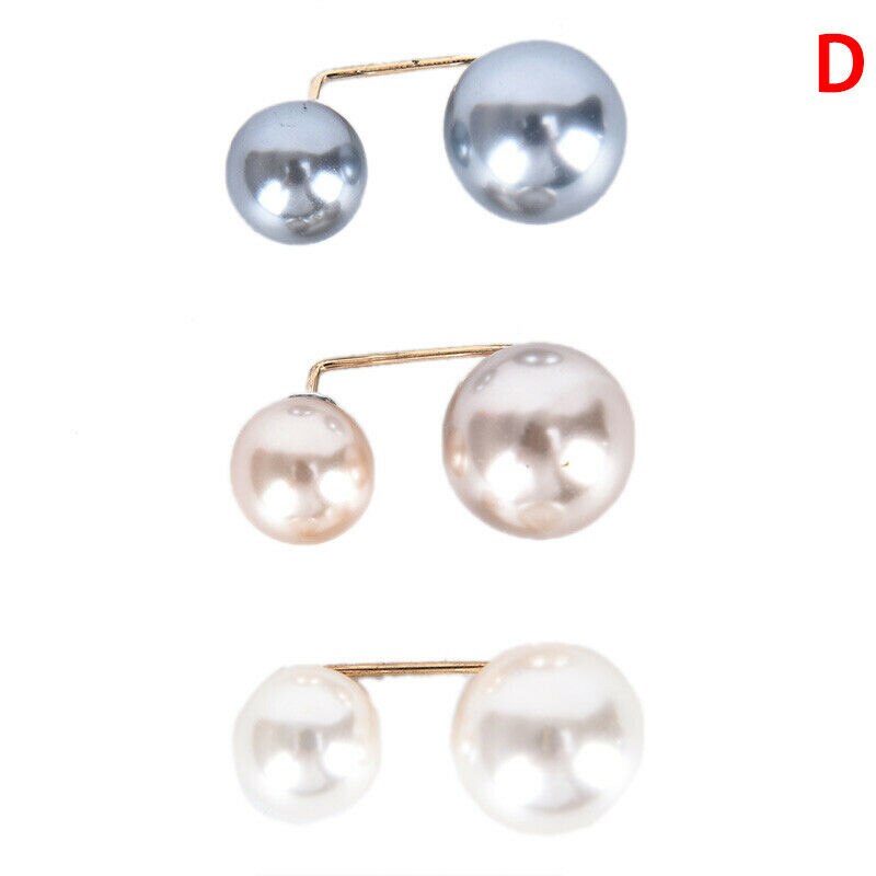 1 set parel broches spelden voor vrouwen jurk anti-reflectie strass decoratie gesp broche speld hijab spelden accessoires: 3 stuks kleurrijk