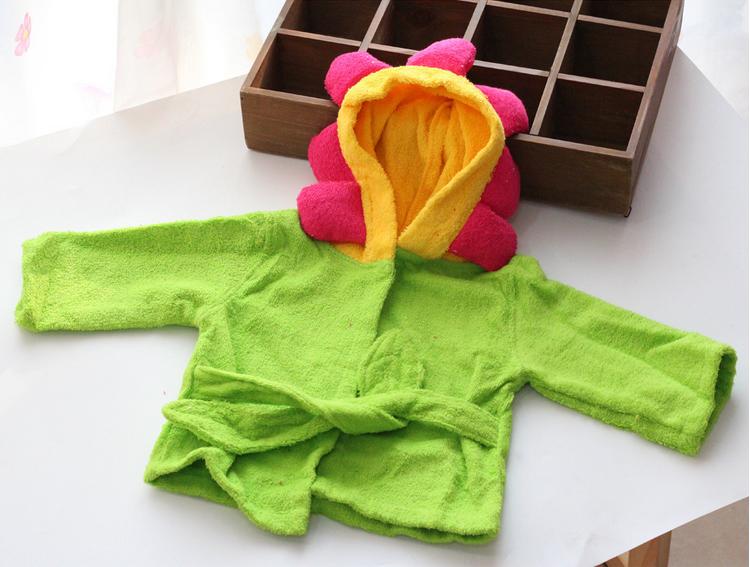 Badlakan härlig barns tecknad bomull badhandduk flicka pojke baby badrock