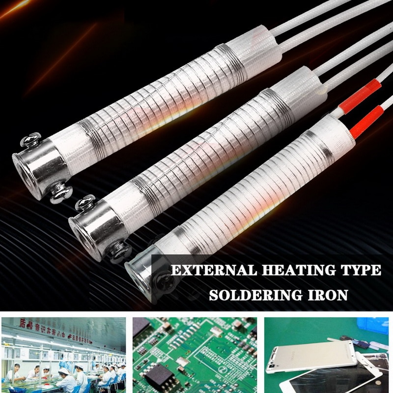 1Pc 30/40/60/ 80/100W Soldering Iron Core Heating Element Replacement Welding Metalworking Tool Accessory For Electronic Lovers