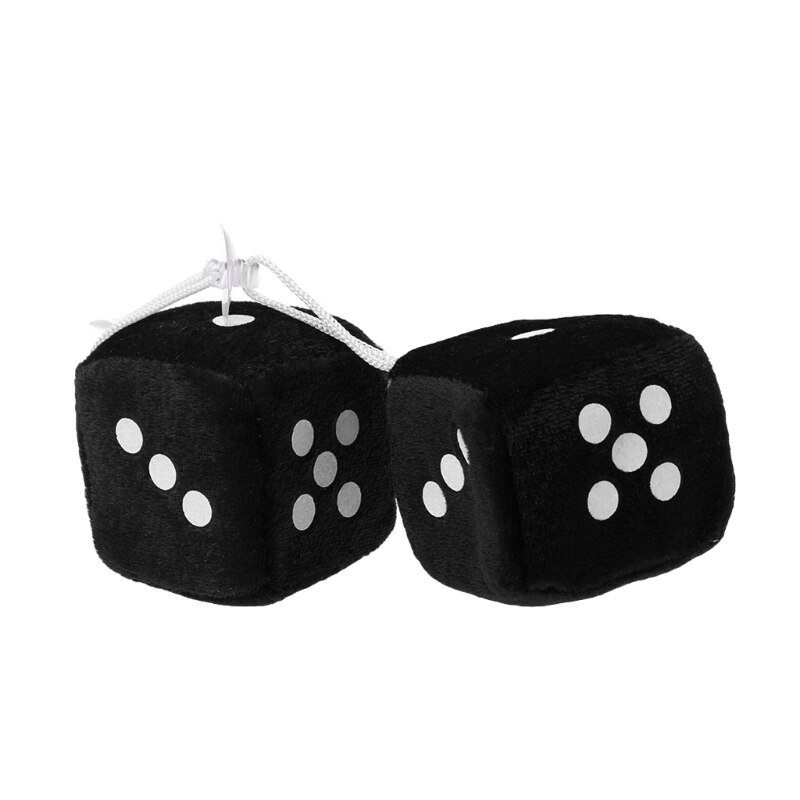 Espejo percha de visión trasera para decoración de coche, accesorios de estilo W91F, 1 par: Negro