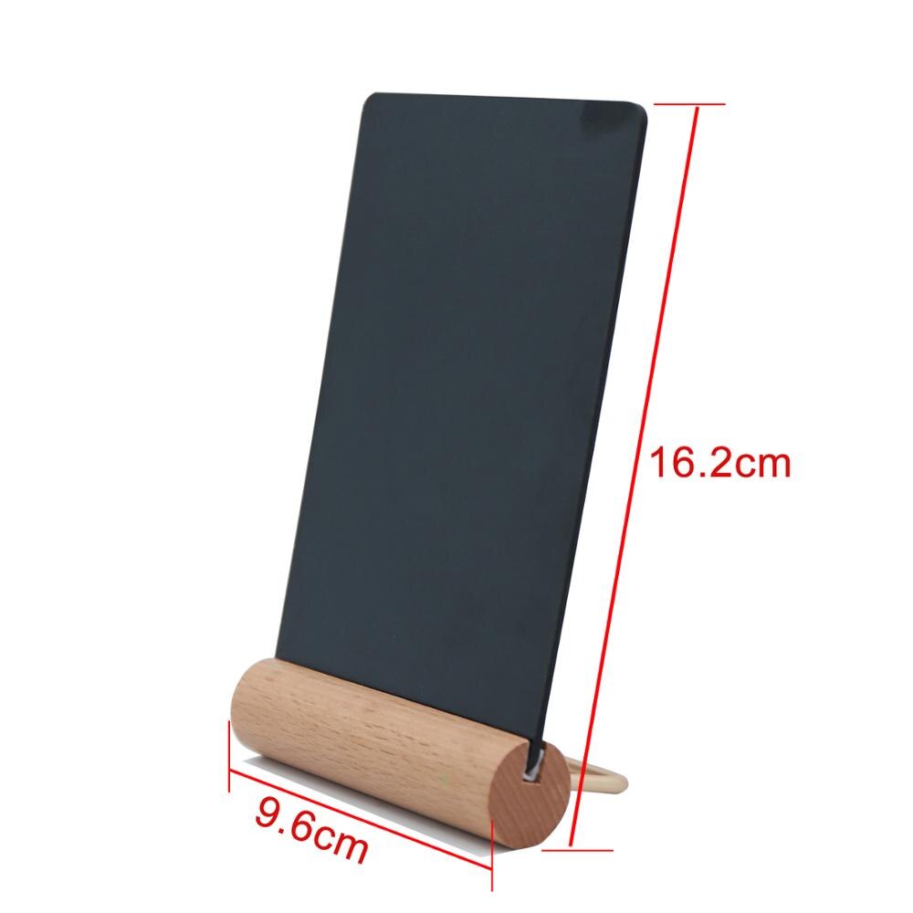 Dobbeltsidet tavle stativ træ tavle restaurant kaffebar bord skilt reklame display stand stativ