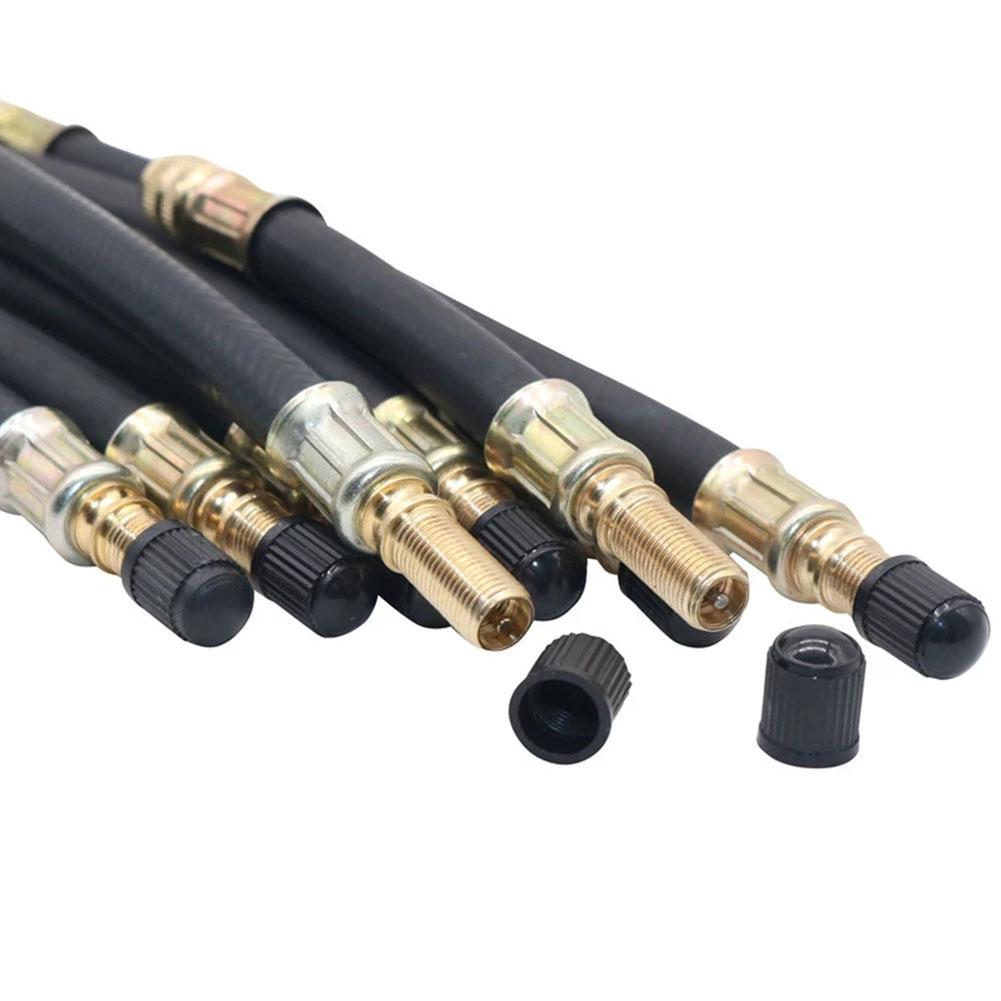 Opblaasbare Buis Verlengstuk Diverse Gevlochten Flexibele Slang Ventiel Rubber Slang Staaldraad Auto Wielen Band Ventiel Adapter
