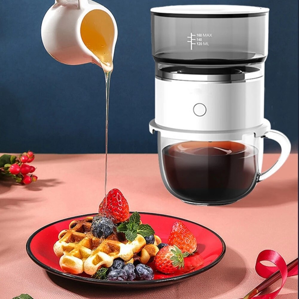 Xiaomi Mijia – Machine à café intelligente, automatique, manuelle, Mini Pot Portable, goutte-à-goutte, Extraction par poinçon à l&#39;extérieur