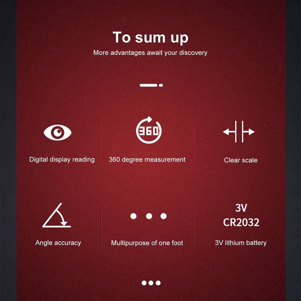 200MM/300MM Digital Electronic Angle Gauge Angle Ruler Level Measuring Tool Protractor Inclinometer Goniometer