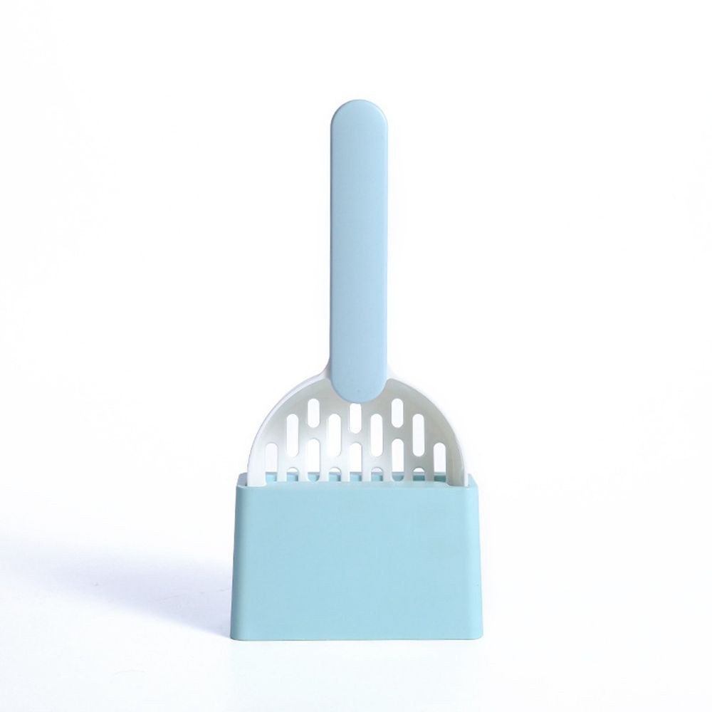 Grand ensemble de pelle à litière pour chat, nettoyage des excréments des chatons, fournitures de toilette pour animaux de compagnie: blue white
