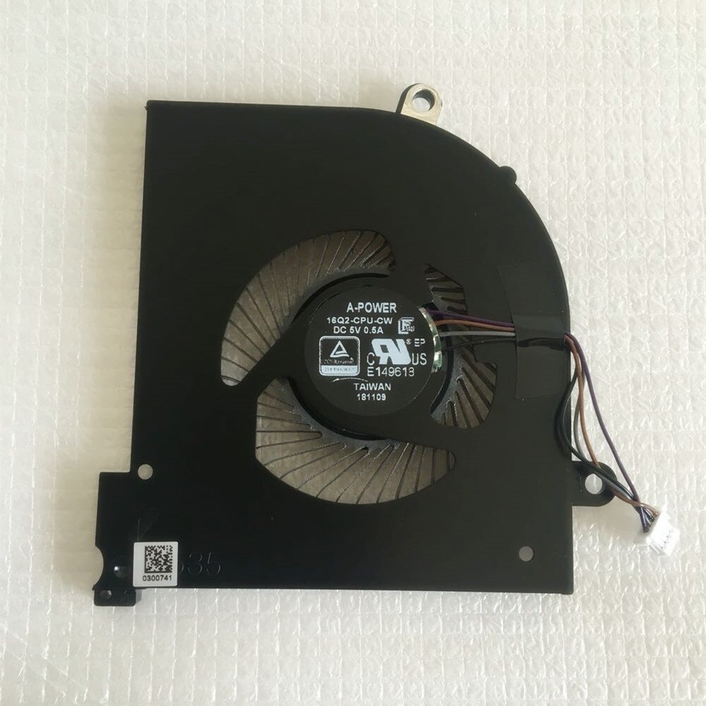Ventilador de refrigeración de CPU/GPU Original, , para radiador de ALaptop MSI GS65, P65, Stealth, GS65VR, 8RF, 8RE, MS-16Q2, MS-16Q1, 5V, 0,5, MS-16Q3