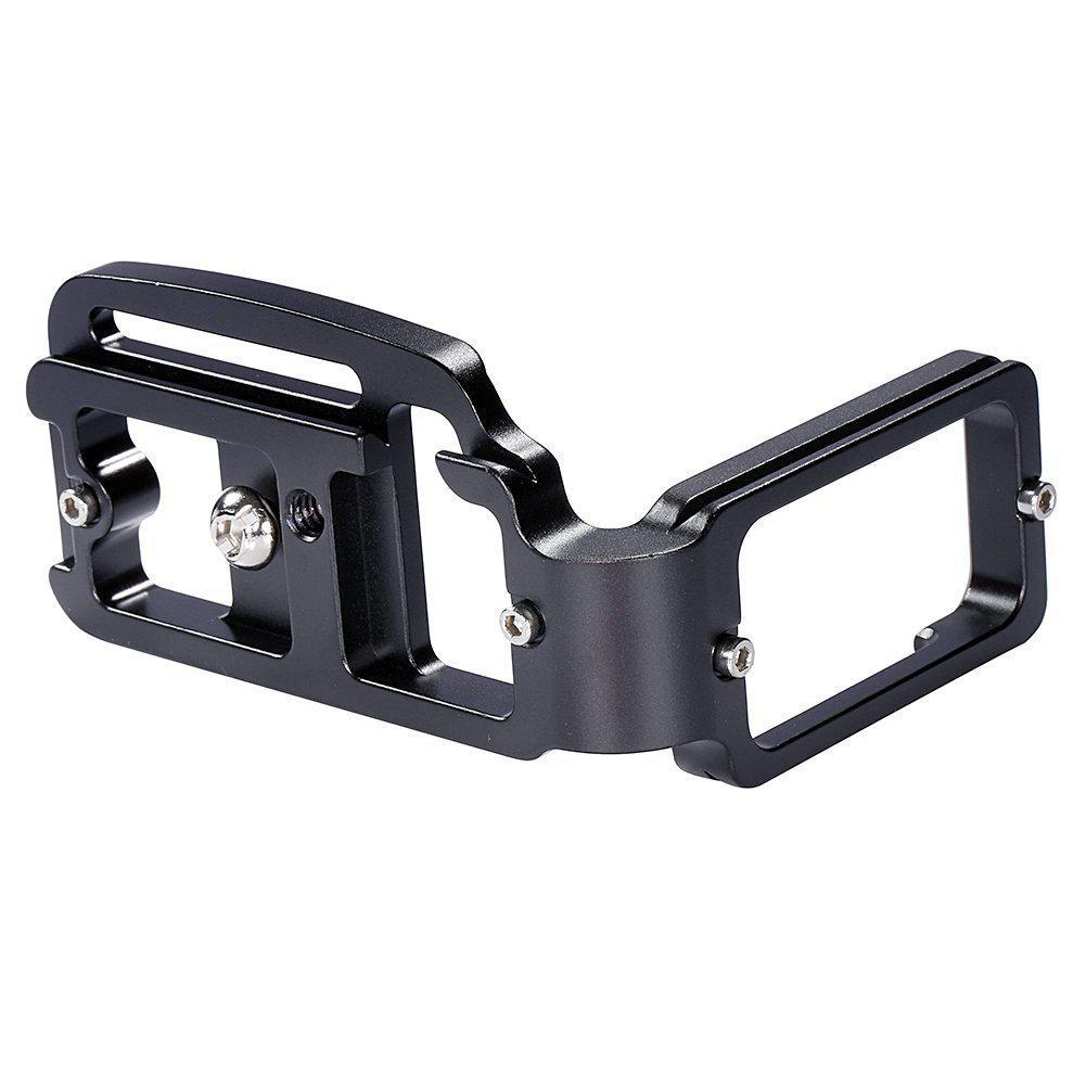Quick Release L Plate Vertical Bracket Grip For Nikon D750 D7500 Arca Swiss RRS Sunwayfoto Tripod Strap 1/4" Screw Hole Reserved