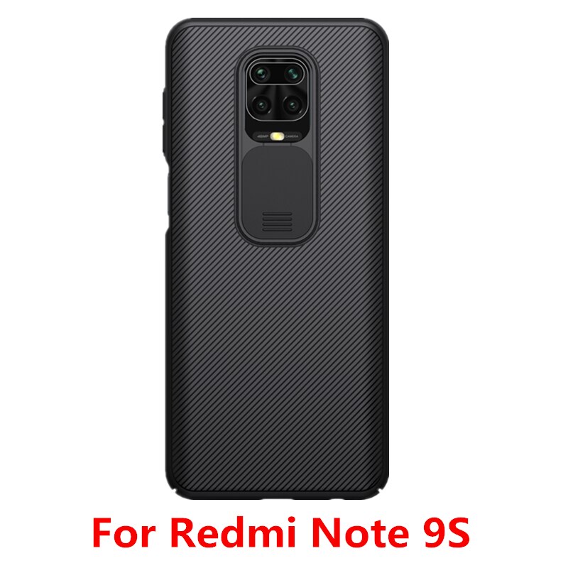 For Xiaomi Redmi Note 9s Note 9 Pro Max Phone Case PC Nillkin Slider Cover Camera Protective case For NOTE 9 NOTE9 PRO Back Cove: For Redmi NOTE 9S