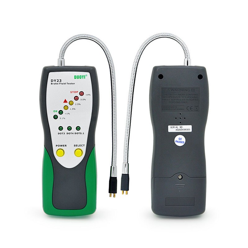 DY23 Automotive Brake Fluid Tester Digital Brake Fluid Inspection Check Car Brake Oil LED Indicator Display