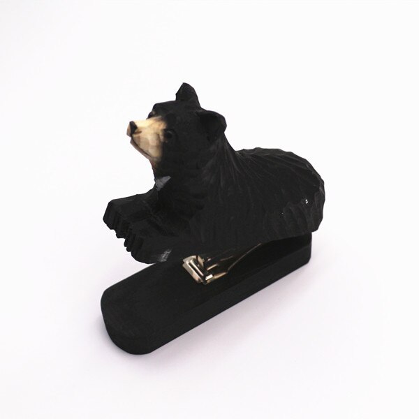 Handicraft Wooden Animal Stapler Office Supplies Wooden Stationery Stapler School Business Office: 16