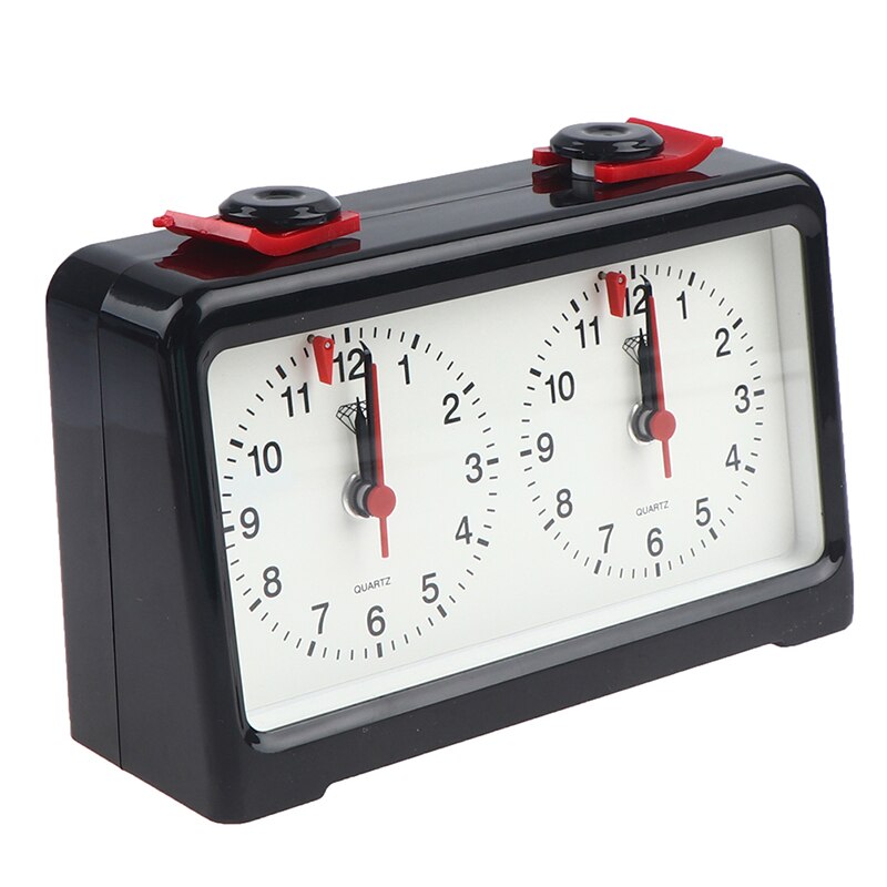 Easy Operate Game Timer Count Down Accurate Compact Analog Plastic Quartz Movement Battery Powered Chess Clock
