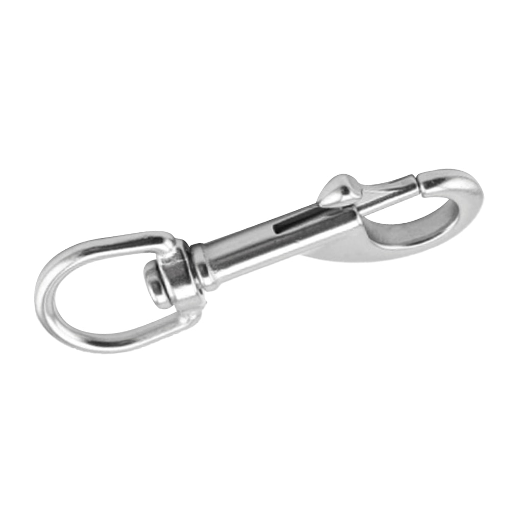 Heavy Duty 80mm Swivel Eye Bolt Snap Hook Marine Dog Chain Clip Key Holder