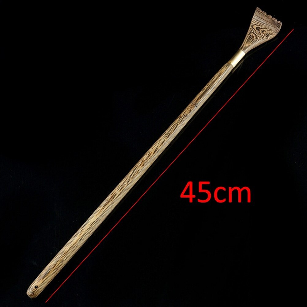 1Pcs Houten Back Scratcher Terug Schraper Krassen Massager Backscratcher Body Massage Bamboe Hackle Jeuk Gezondheidszorg Producten: 1