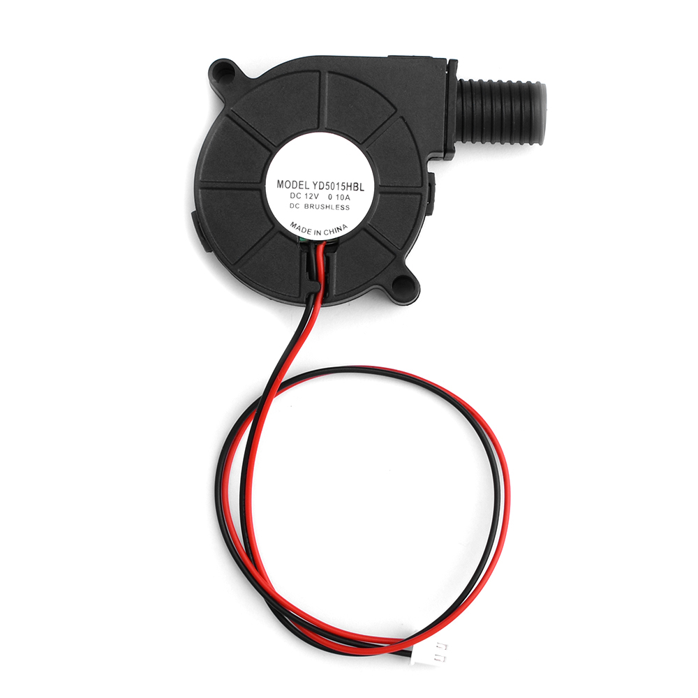 DC 12V radial Turbo gebläse 5CM 5015 Bürstenloser DC Kühler Kühler für 3D-Drucker Luftbe feuchter und Kleingeräte: verrotten