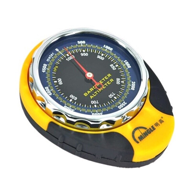 Outdoor mountaineering 4in1 altitude table altimeter thermometer compass barometer Mini Compass Bussola Llavero Brujula