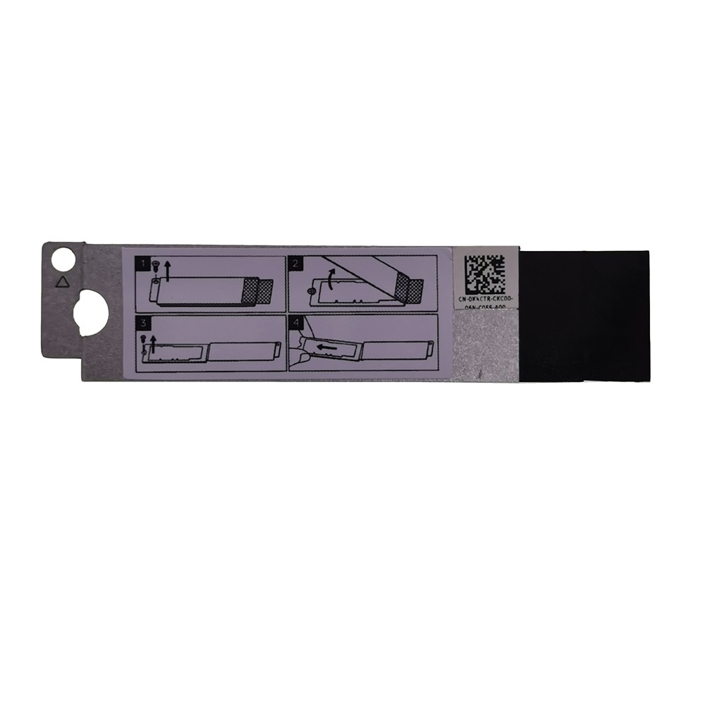 Original 0 kkctr kkctr for dell  g7 15 7500 g7 7700 gaming laptop 2 nd 2280 m.2 ssd kjøling heatsink harddiskbrakettdeksel