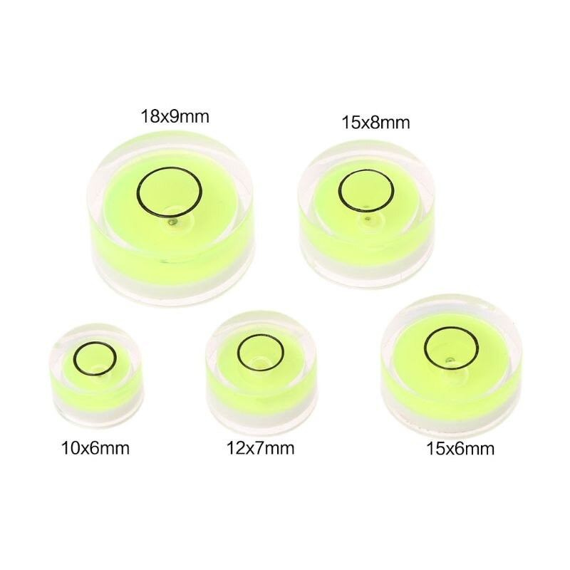 Uds variedad de modelos disponibles ronda de nivel de burbuja Mini burbuja de nivel ojo de buey instrumento de medición K9FA