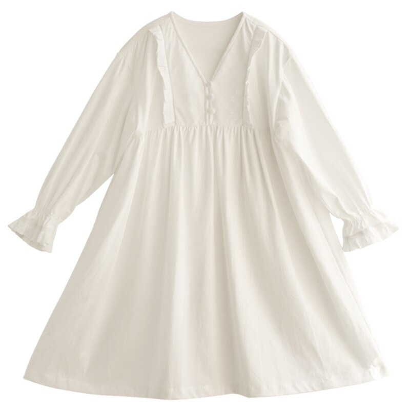 Camisones Vintage de princesa para niños y niñas, ropa de dormir holgada con cuello en V, pijamas victorianos para niños, ropa de dormir 11T