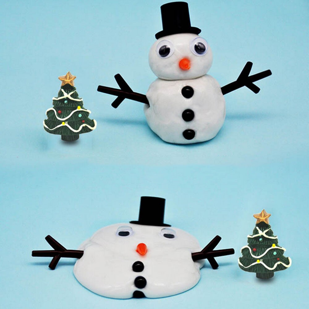 Speelgoed Magic Smelten Sneeuwpop Diy Sneeuwpop Bouwen Het Horloge Het Melt Slime Speelgoed Fun Play Game