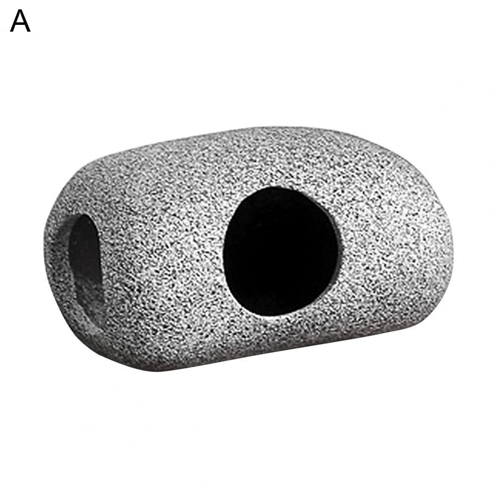 Grotte en argile professionnelle pratique pour Aquarium, abri réaliste pour Aquarium: A