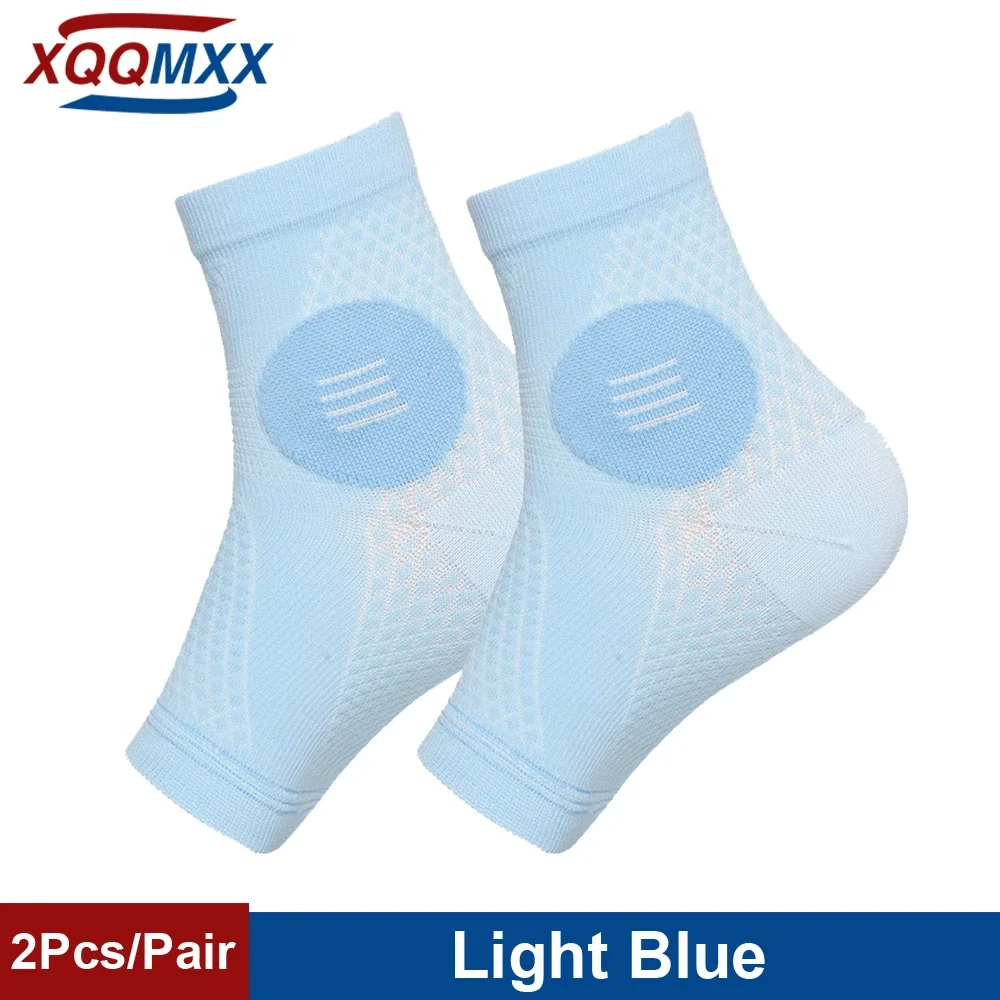1Pair Neuropathy Socks - Peripheral Neuritis Compression Sleeves for Nerve Damage Pain,Ankle Gout,Plantar Fasciitis Relief Brace: S / Blue