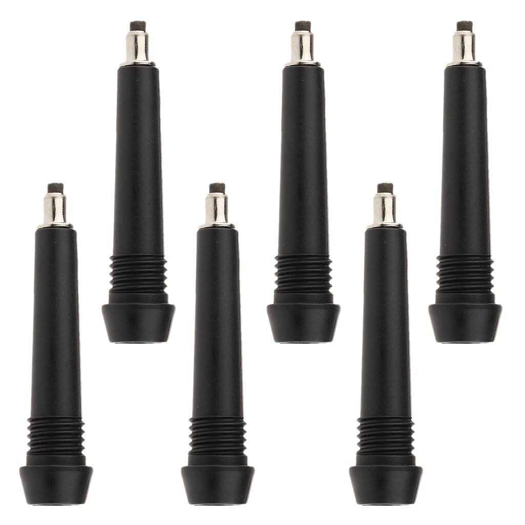 6 stk bøye seg lang erstatningstangspiss til alpenstock trekking stang pinne vandring klatring camping gå gå pinner