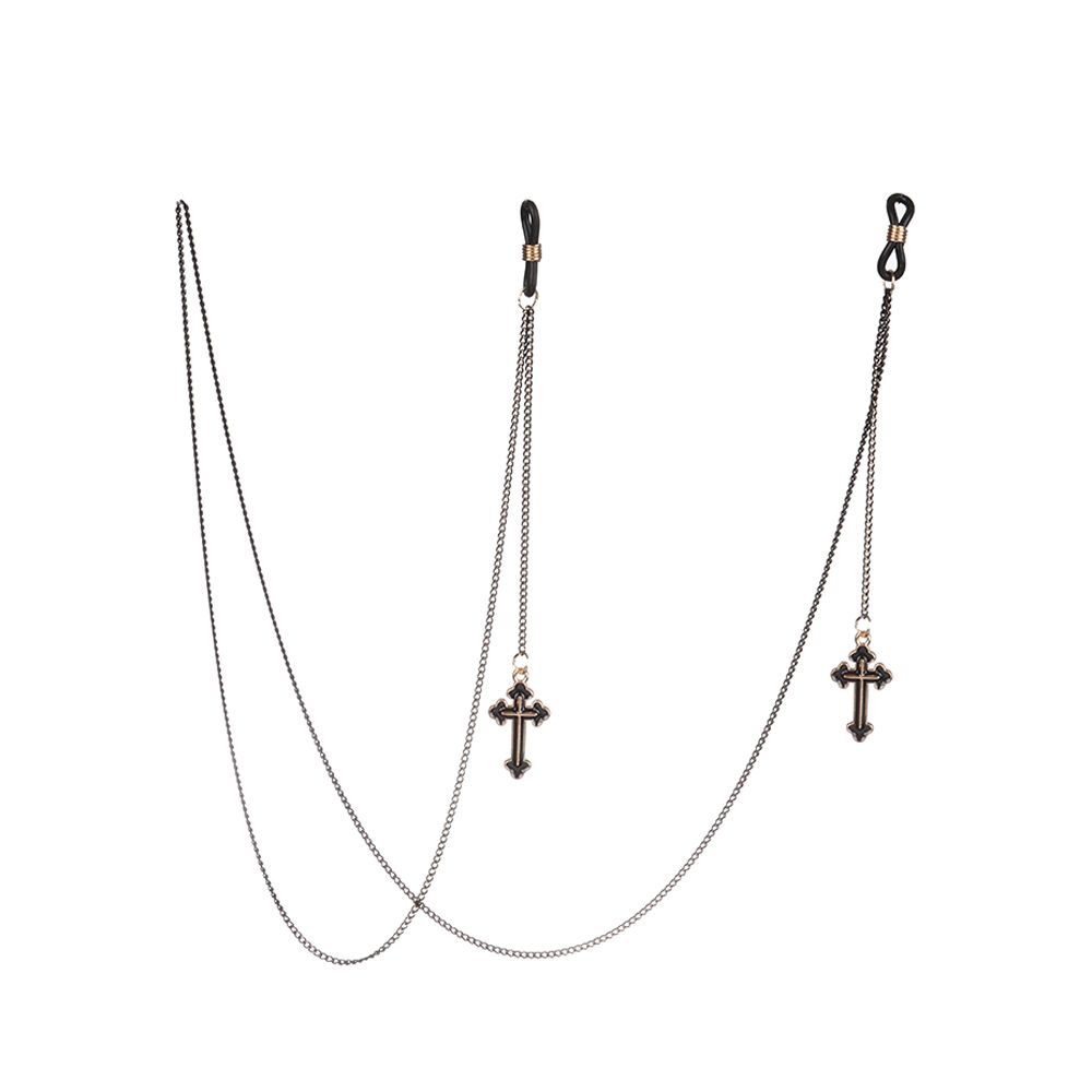 Women Eyeglass Chain Hollow Star Pearl Beaded Sunglasses Reading Glasses Lanyard Eyewear Holder Neck Strap Rope: PURPLE