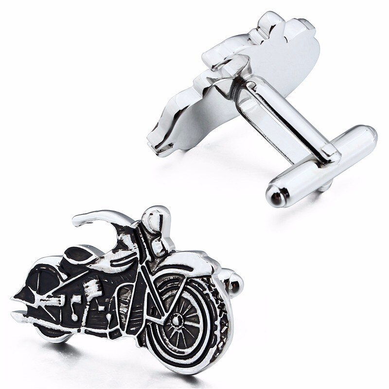 HAWSON Motocicleta Motor Abotoaduras Preto Fosco Jóias Cuff links para o Namorado Frete Grátis