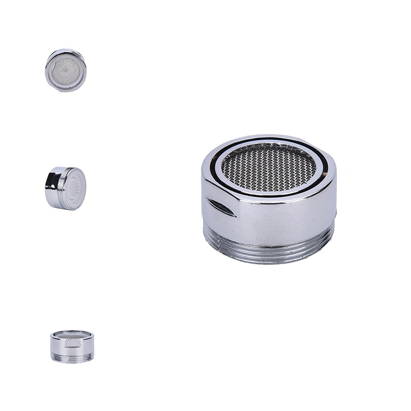 Waterbesparende Kraan Keuken Accessoires Chroom Plastic Kraan Mondstuk Draad Draaibare Beluchter Filtersproeier 20/22/24Mm: Clear