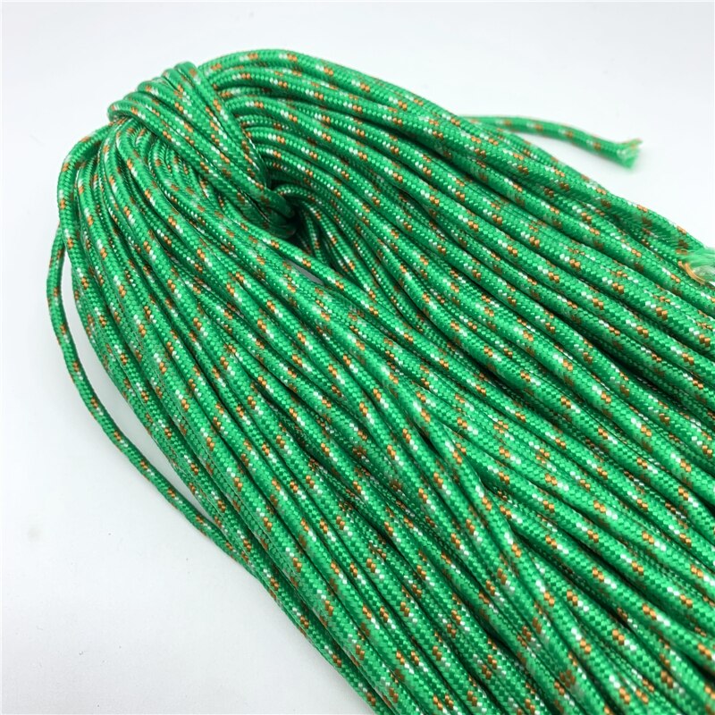 10 yards/Lot 3mm Koord Touw Parachute Lanyard Touw Voor Klimmen Camping Survival Apparatuur Paracord Armband Masker Lanyards: Koffie