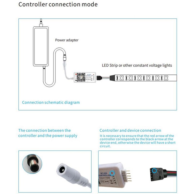 Dc 12V 24V Rgb / Rgbw / Rgbww Led Controller Bluetooth Rgb Controller Magic Home Mini Rgb Led controller Voor Led Strip Draadloze